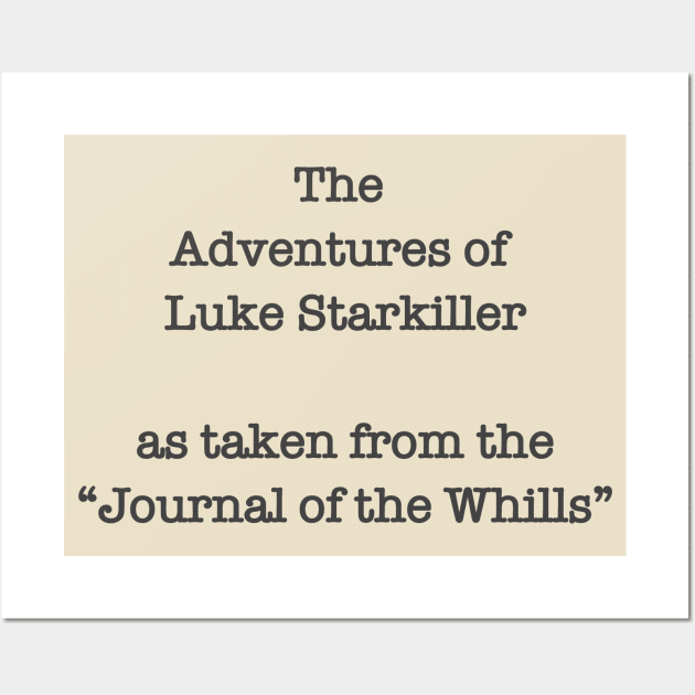 Journal Of The Whills BL Wall Art by PopCultureShirts